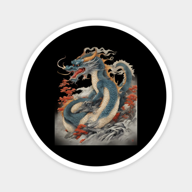 Chinese New Year Dragon Magnet by animegirlnft