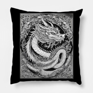 Chinese Dragon Pillow