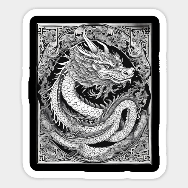 Chinese Dragon Magnet by animegirlnft
