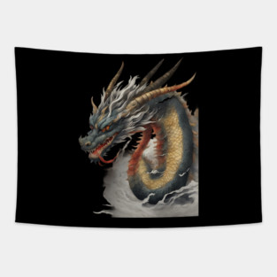 Japanese Dragon Tapestry