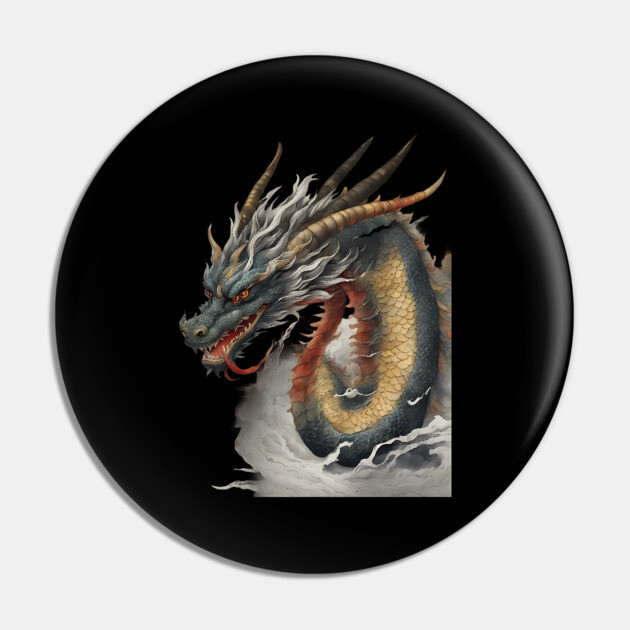 Japanese Dragon Pin by animegirlnft