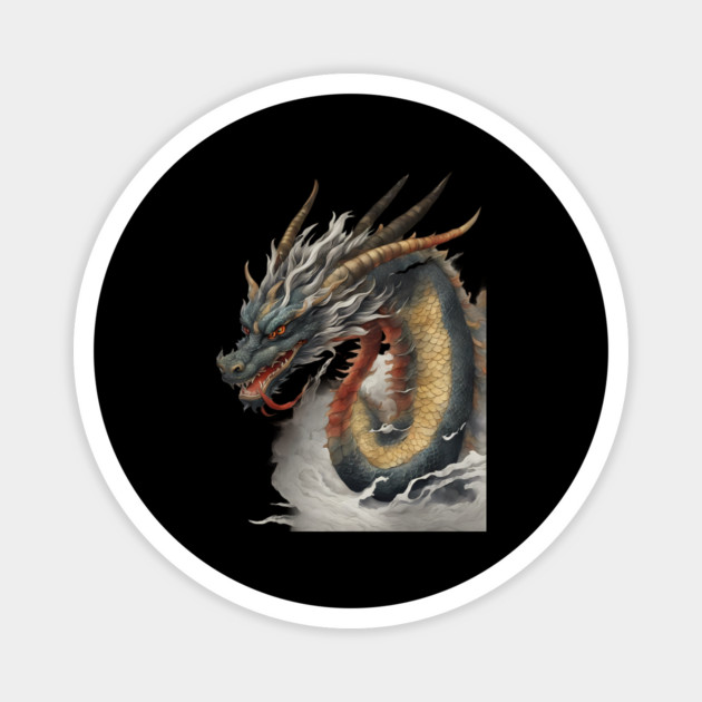 Japanese Dragon Magnet by animegirlnft