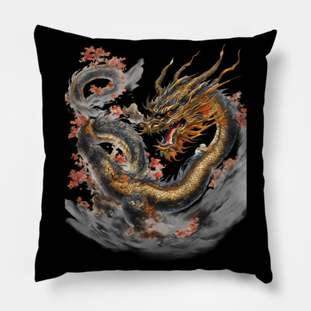 Lunar New Year Dragon Pillow by animegirlnft
