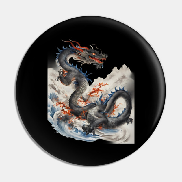 Year of the Dragon 2024 Pin by animegirlnft