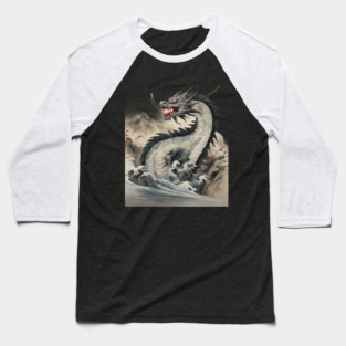 River Dragon Baseball T-Shirt