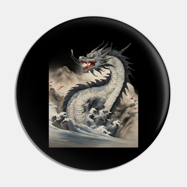 River Dragon Pin by animegirlnft