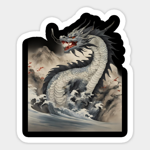 River Dragon Magnet by animegirlnft