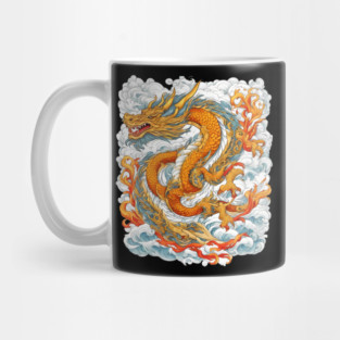 Dragon Carving Mug