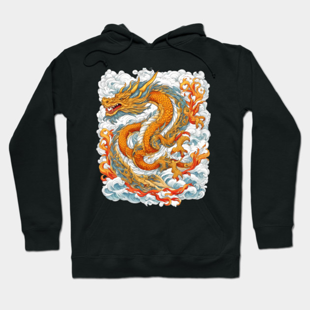 Dragon Carving Hoodie by animegirlnft