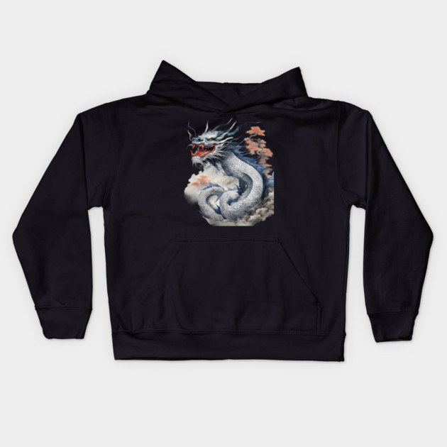 Chinese Dragon Dance Kids Hoodie by animegirlnft