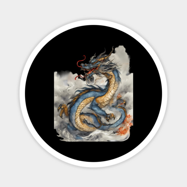 Wood Dragon Magnet by animegirlnft