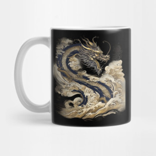 Aqua Dragon Mug