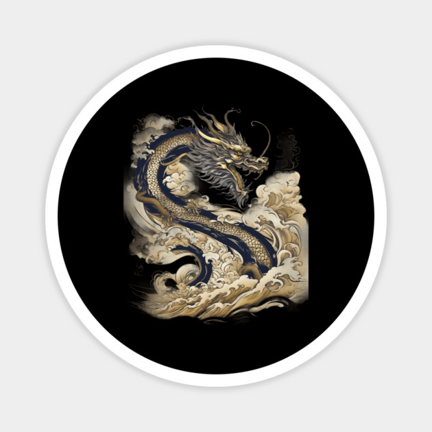 Aqua Dragon Magnet by animegirlnft