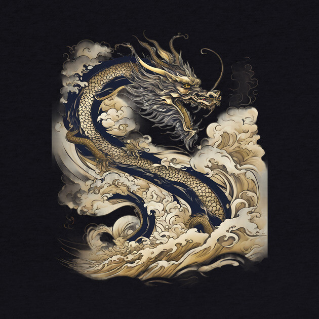 Aqua Dragon by animegirlnft