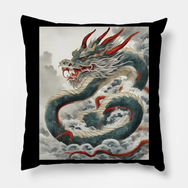 Zodiac Dragon Pillow by animegirlnft