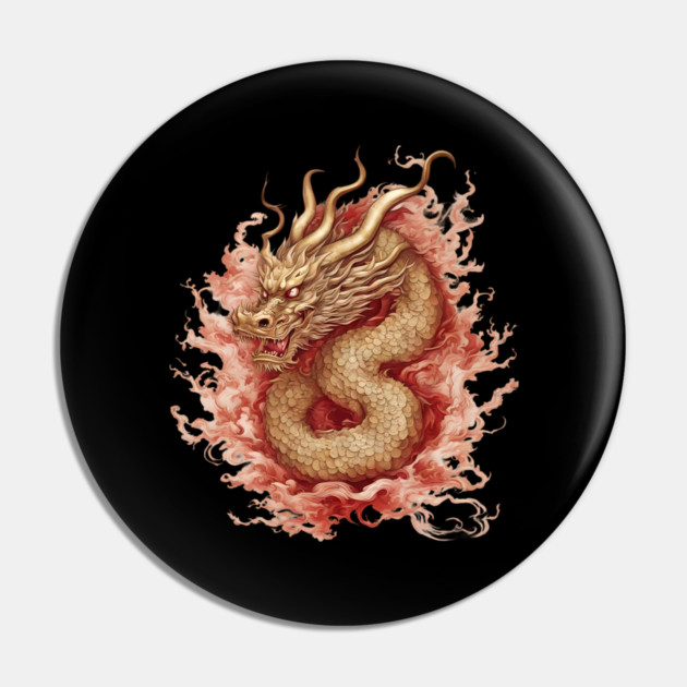 Fire Dragon Pin by animegirlnft