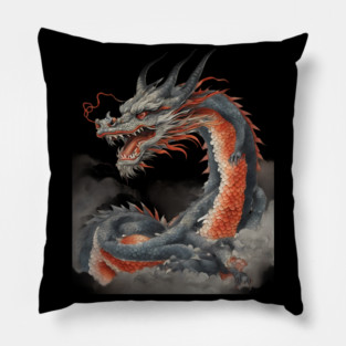 Chinese Lunar New Year Dragon Pillow