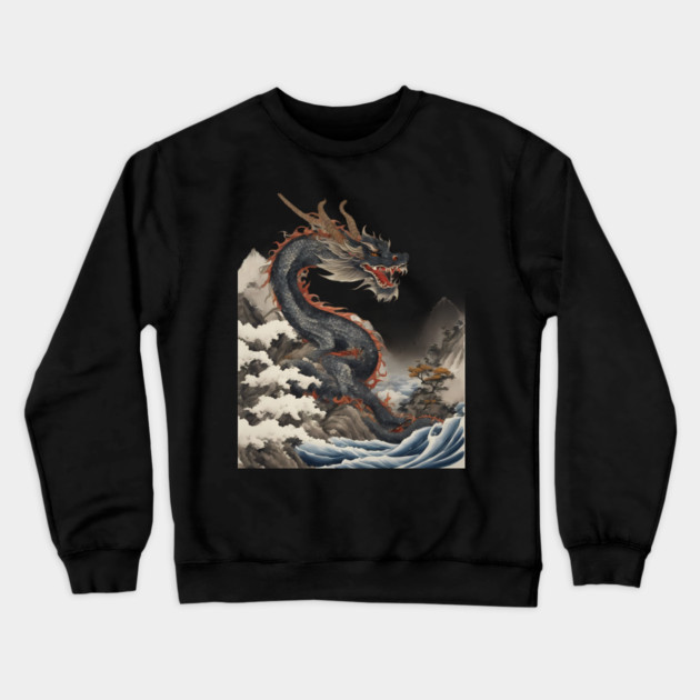 Chinese New Year 2024 Crewneck Sweatshirt by animegirlnft
