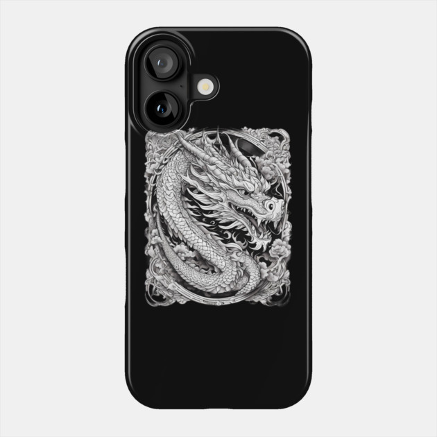 Japanese Dragon Tattoo Phone Case by animegirlnft