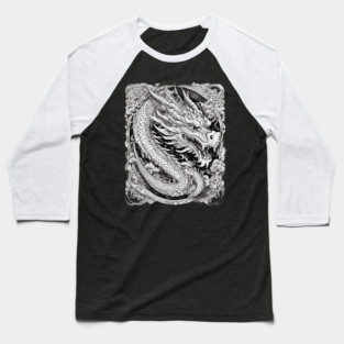 Japanese Dragon Tattoo Baseball T-Shirt