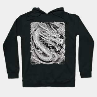 Japanese Dragon Tattoo Hoodie