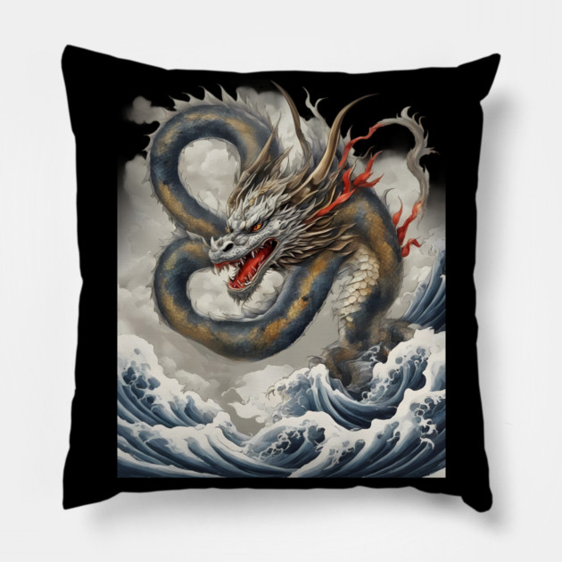 Loch Ness Monster Pillow by animegirlnft