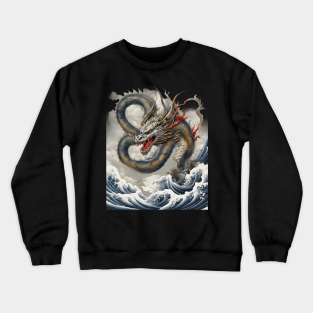 Loch Ness Monster Crewneck Sweatshirt by animegirlnft