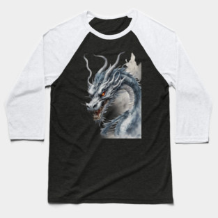Dragon Drawing Baseball T-Shirt