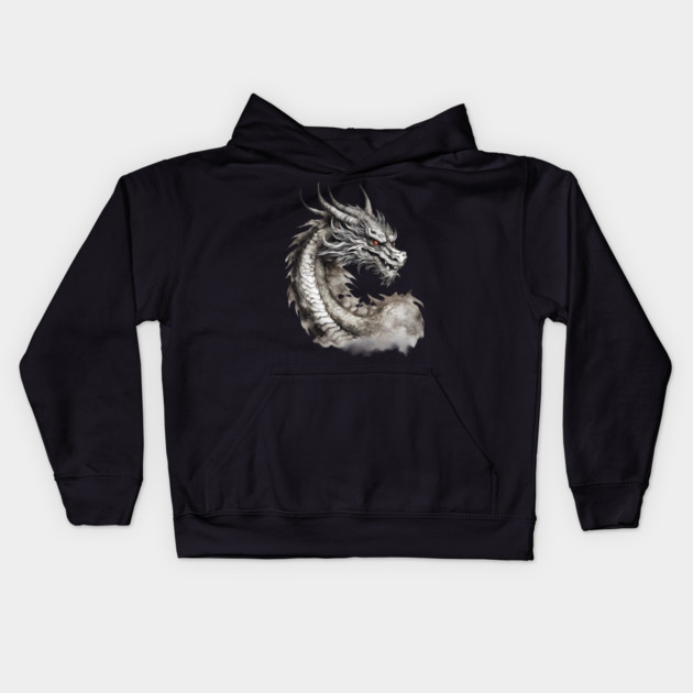 Mythological Dragon Kids Hoodie by animegirlnft