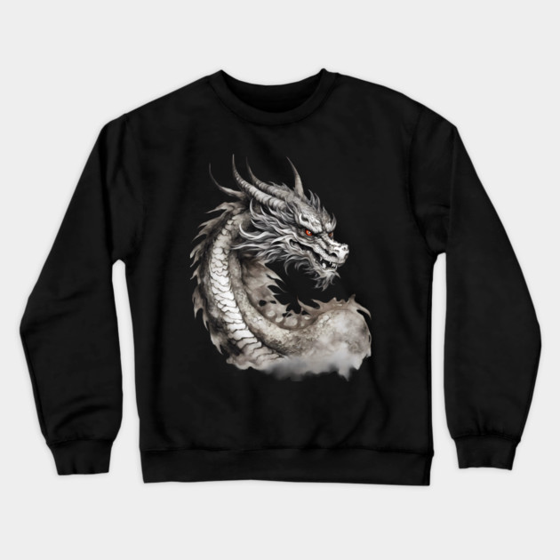 Mythological Dragon Crewneck Sweatshirt by animegirlnft