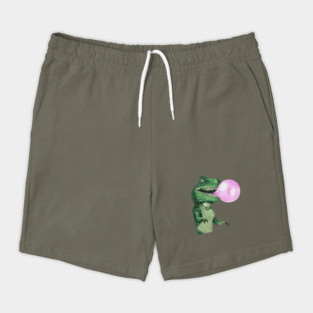 Bubble gum T-Rex in Pink Shorts