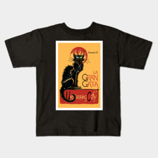 The Unsleeping City - La Gran Gata Kids T-Shirt