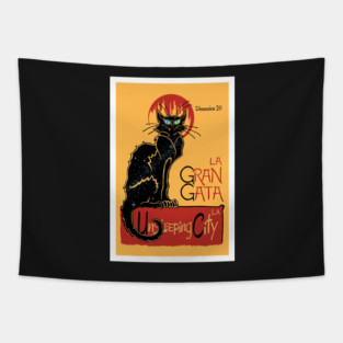 The Unsleeping City - La Gran Gata Tapestry