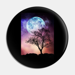 Moon Tree Pin