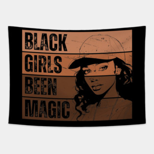 Black Girls Been Magic Tapestry