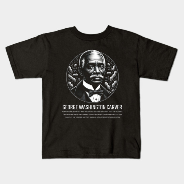 George Washington Carver Kids T-Shirt by UrbanLifeApparel