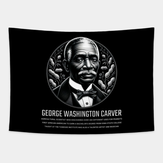 George Washington Carver Tapestry by UrbanLifeApparel