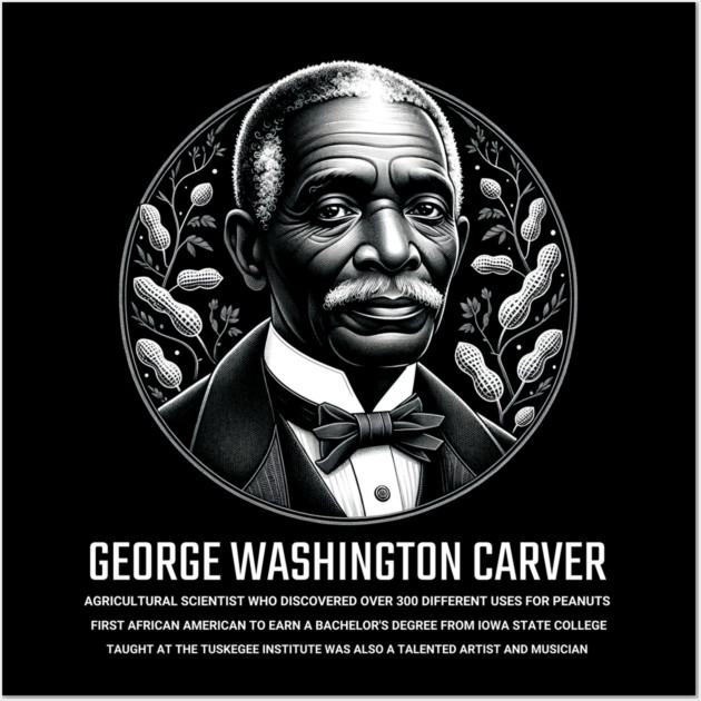 George Washington Carver Wall Art by UrbanLifeApparel