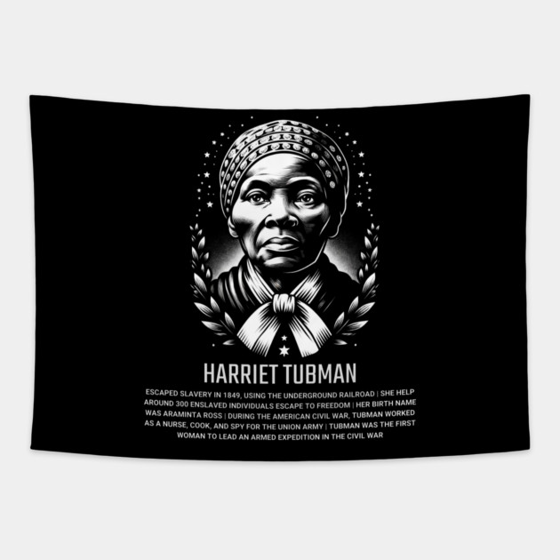 Harriet Tubman Tapestry by UrbanLifeApparel