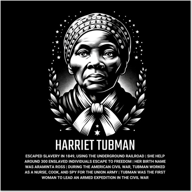 Harriet Tubman Wall Art by UrbanLifeApparel