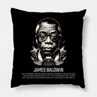 James Baldwin Pillow