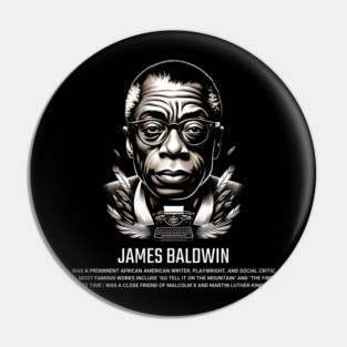 James Baldwin Pin