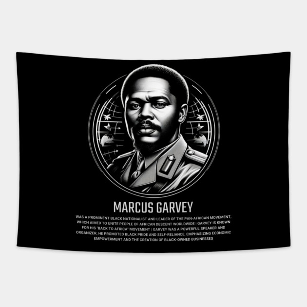 Marcus Garvey Tapestry by UrbanLifeApparel