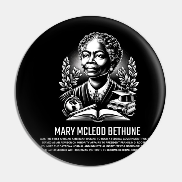 Mary McLeod Bethune Pin by UrbanLifeApparel