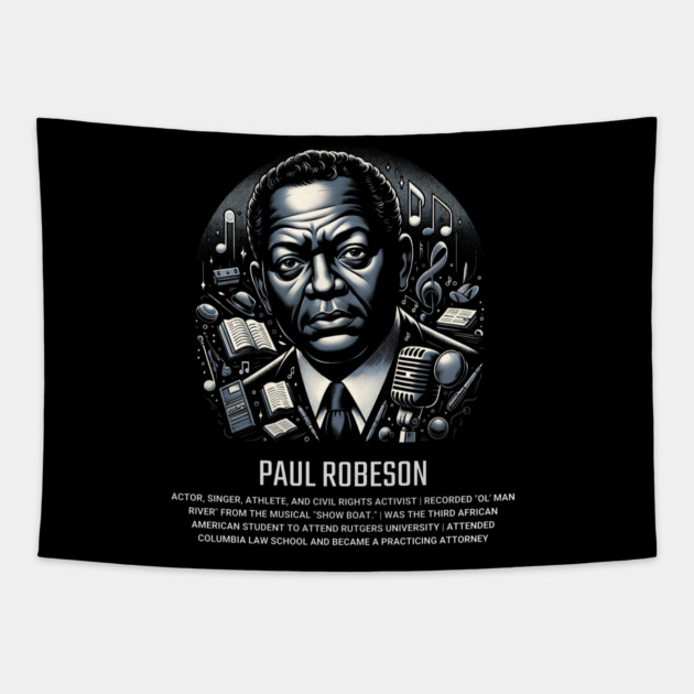 Paul Robeson Tapestry by UrbanLifeApparel