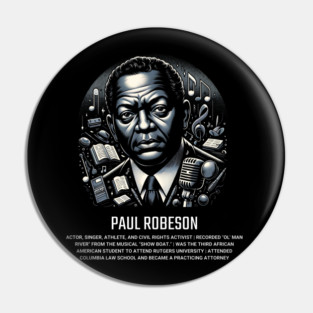 Paul Robeson Pin