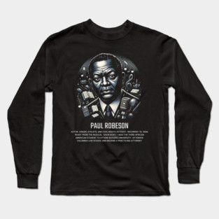 Paul Robeson Long Sleeve T-Shirt