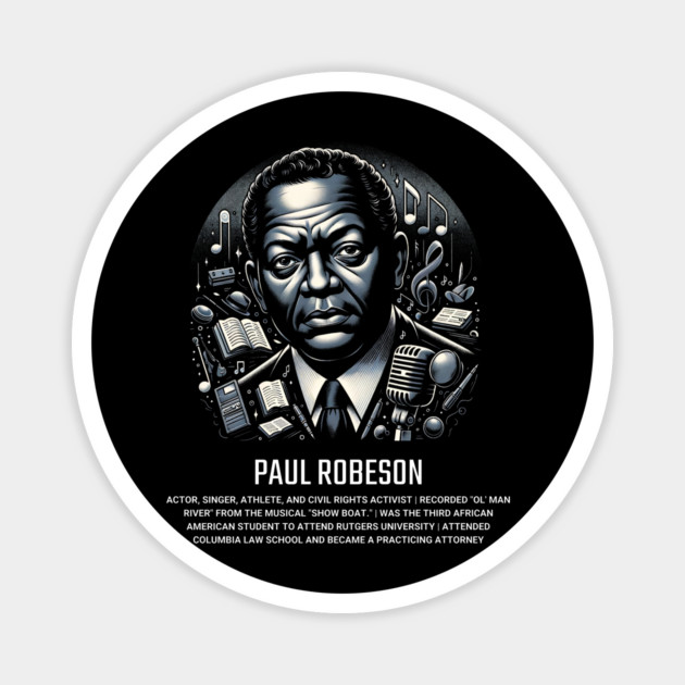 Paul Robeson Magnet by UrbanLifeApparel