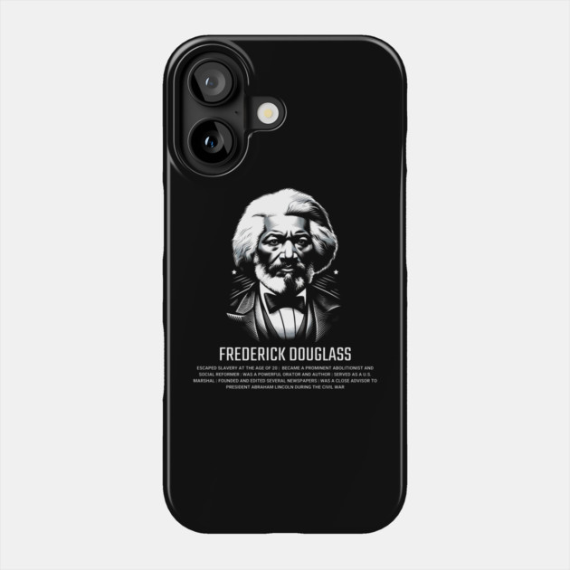 Frederick Douglass Phone Case by UrbanLifeApparel