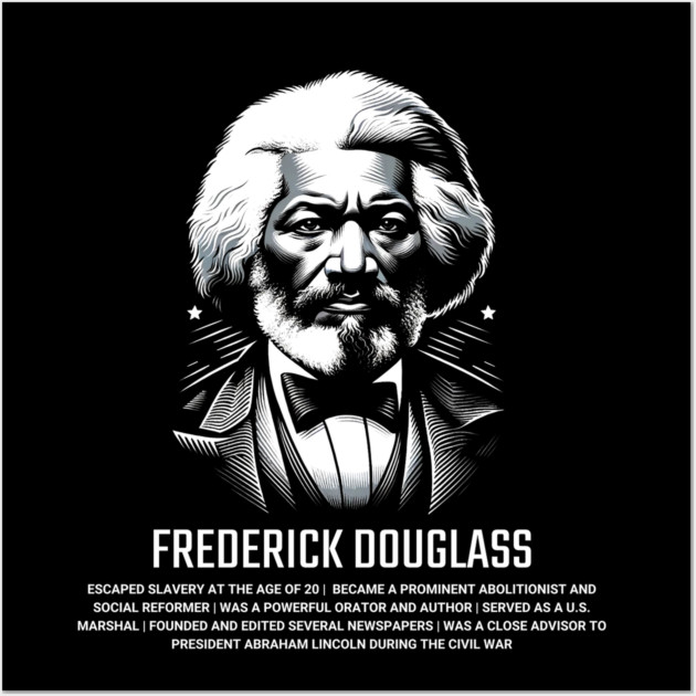 Frederick Douglass Wall Art by UrbanLifeApparel